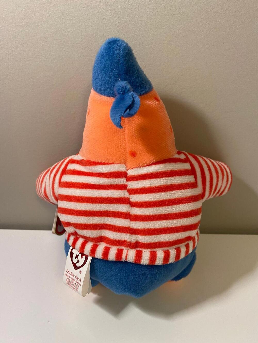 Ty Beanie Baby “First Mate Patrick” from SpongeBob SquarePants (7 inch) - Picture 4 of 6